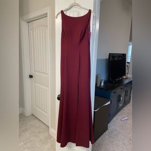 Azazie Rogue in Cabernet